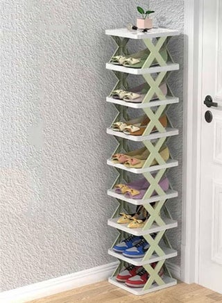 X-Shaped Shoe Rack