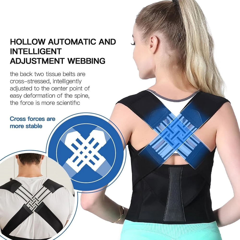Adjustable Back Posture Belt-حزام قابل للتعديل لتقويم الظهر